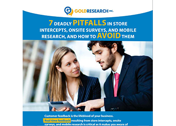 7 Deadly Pitfalls in Store Intercepts, On-Site Surveys and Mobile Research, and How to Avoid Them